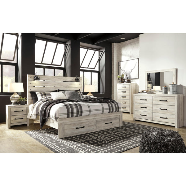  Signature Design by Ashley Cambeck B192B127 6 pc King Panel Storage Bedroom Set IMAGE 1