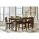  Signature Design by Ashley Ralene D594D5 7 pc Counter Height Dining Set IMAGE 1