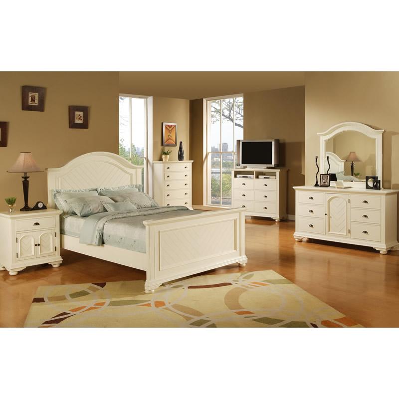 Elements International Brookpine Queen Bed BP700QHW/BP700QFW/BP700QRW IMAGE 2