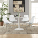  Coaster Furniture Juniper 102792 Polypropylene Dining Side Chair - White (Set of 2) IMAGE 8