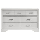  Coaster Furniture Miranda 205113 7-Drawer Dresser - White IMAGE 2