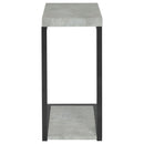  Coaster Furniture Beck 902933 Engineered Wood C-Shape Sofa Side Table - Cement IMAGE 4