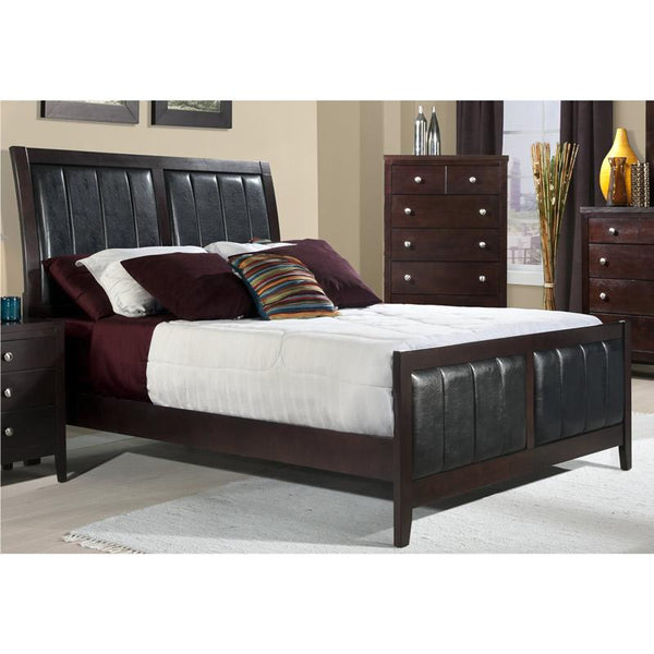  Elements International Lawrence Queen Panel Bed LW100QHF/LW100QKR IMAGE 1