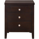  Elements International Lawrence 3-Drawer Nightstand LW100NS IMAGE 1