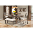  Elements International Jax Dining Table with Trestle Base DJX100DT/DJX100DB IMAGE 7