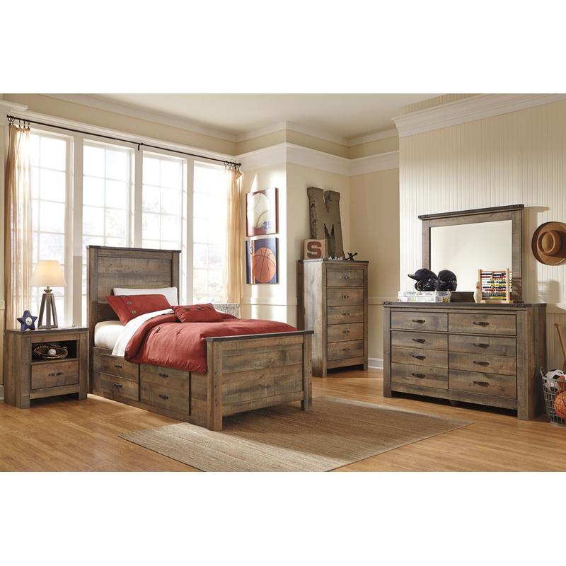 Signature Design by Ashley Trinell B446-50 Under Bed Storage with Side Rail IMAGE 3