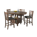  Elements International Round Max Counter Height Dining Table with Pedestal Base DMX100DT IMAGE 5