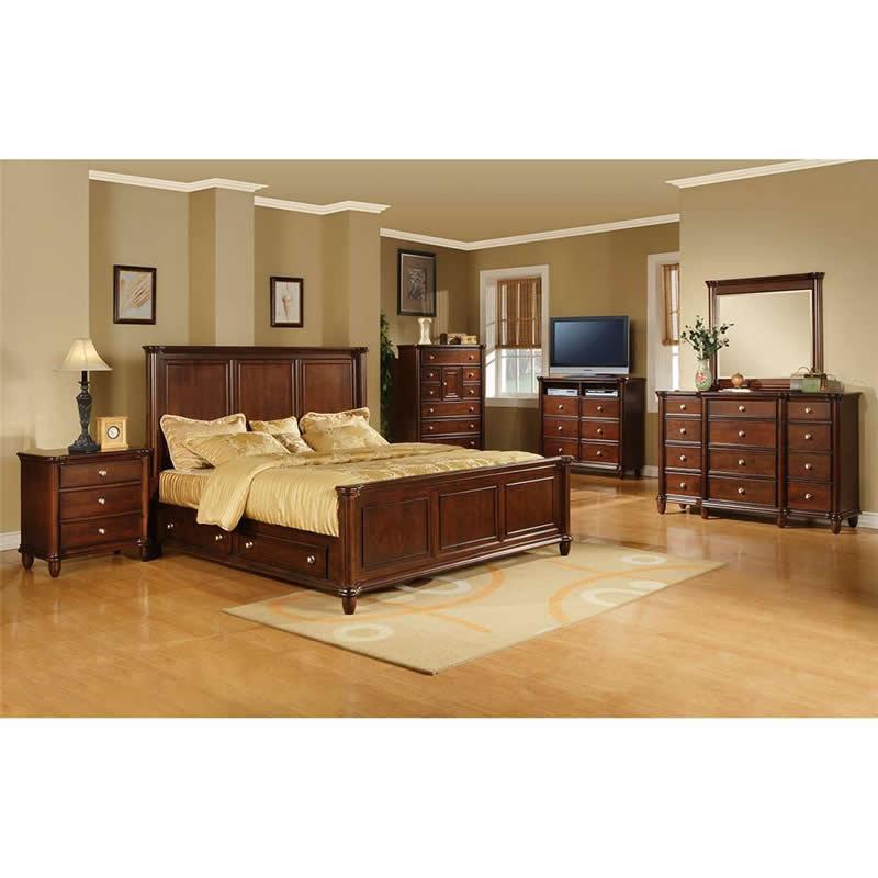 Elements International Hamilton 7 pc Queen Bedroom Set IMAGE 1