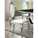  Coaster Furniture Anchorage 107872N Upholstered Dining Chair - Cream White (Set of 2) IMAGE 8