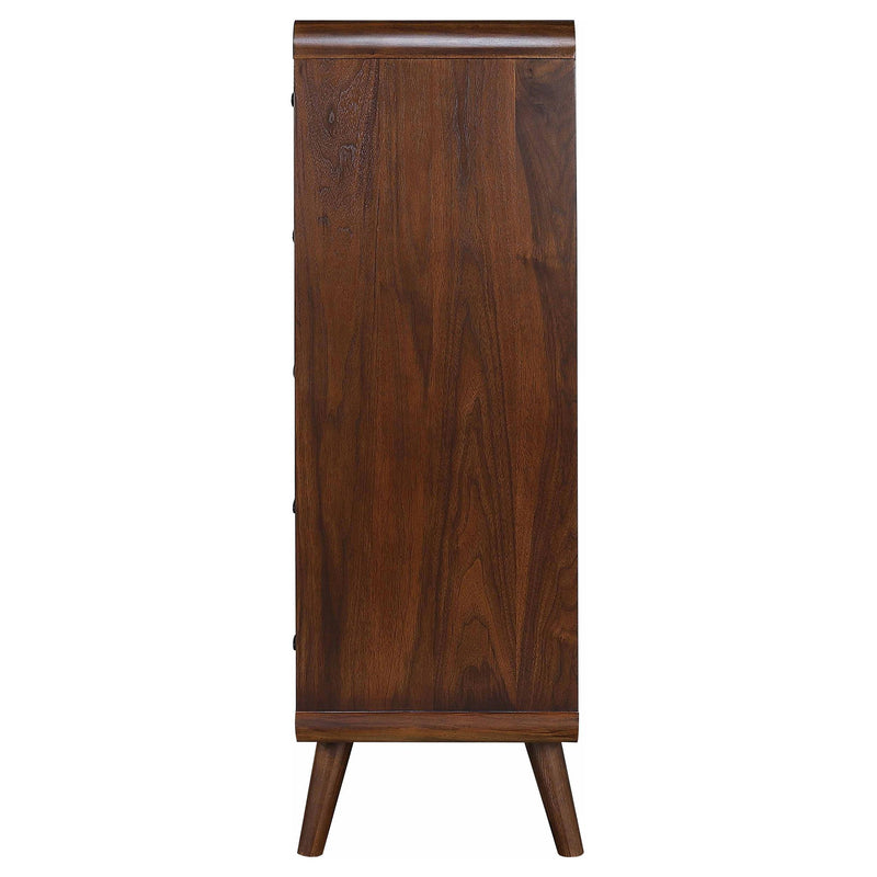 Coaster Furniture Robyn 205135 5-Drawer Bedroom Chest of Drawers - Dark Walnut IMAGE 4