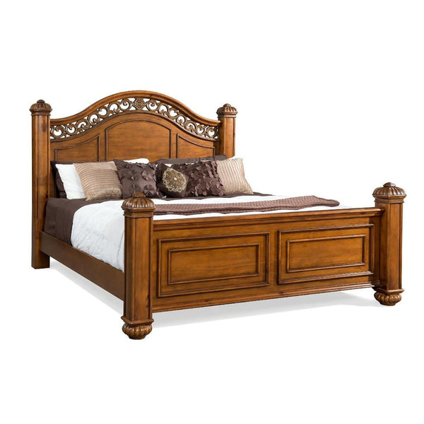  Elements International Barkley King Poster Bed BQ600KH/BQ600KF/BQ600QKR IMAGE 1