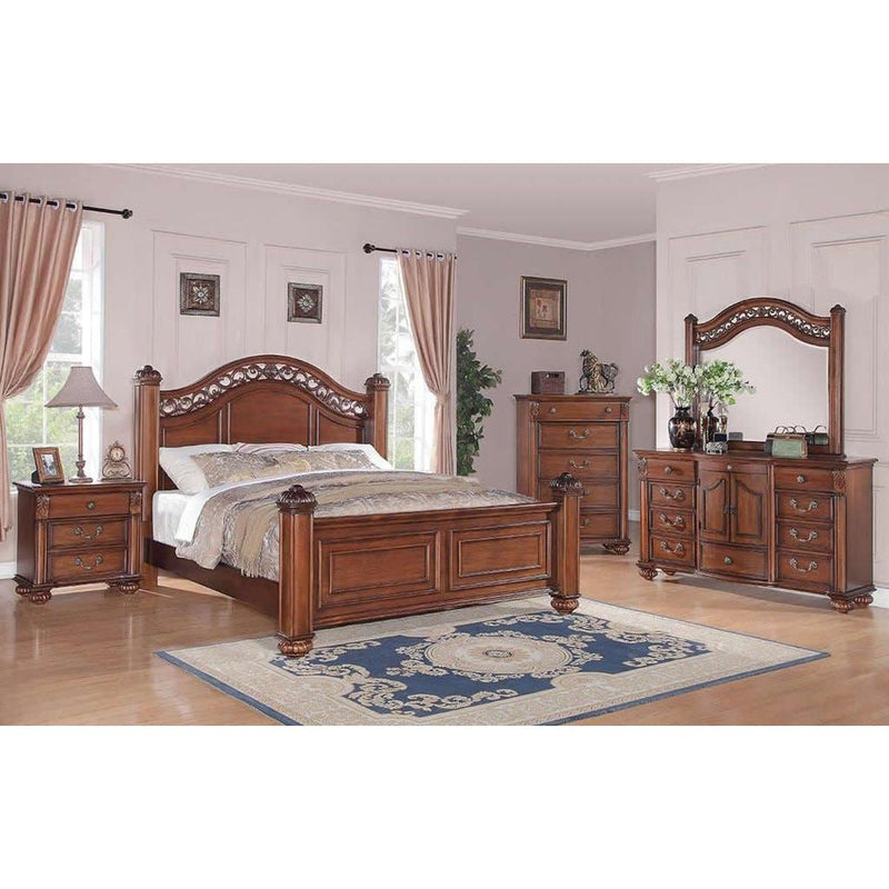  Elements International Barkley King Poster Bed BQ600KH/BQ600KF/BQ600QKR IMAGE 3