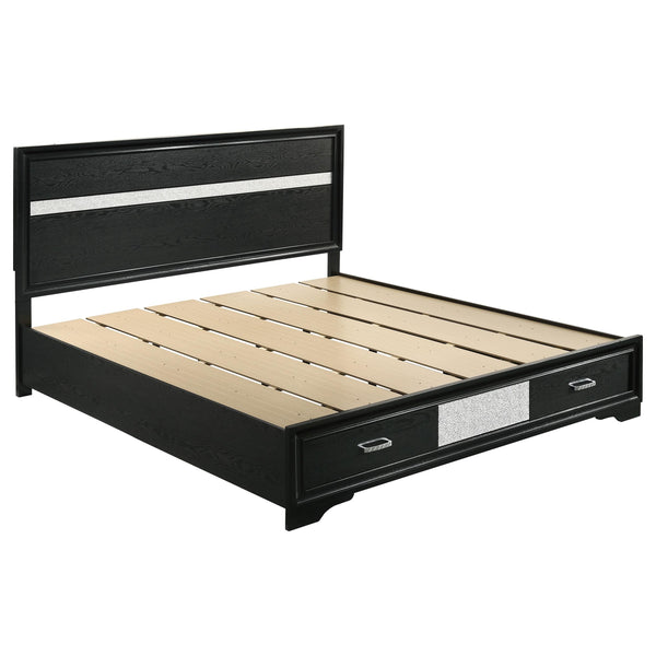 Coaster Furniture Miranda King Panel Bed with Storage 206361KE IMAGE 1