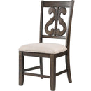  Elements International Stone Dining Chair DST150SC IMAGE 1