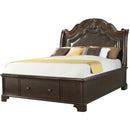  Elements International Tabasco King Upholstered Panel Bed with Storage TB600KH/TB600KF/TB600KR IMAGE 3