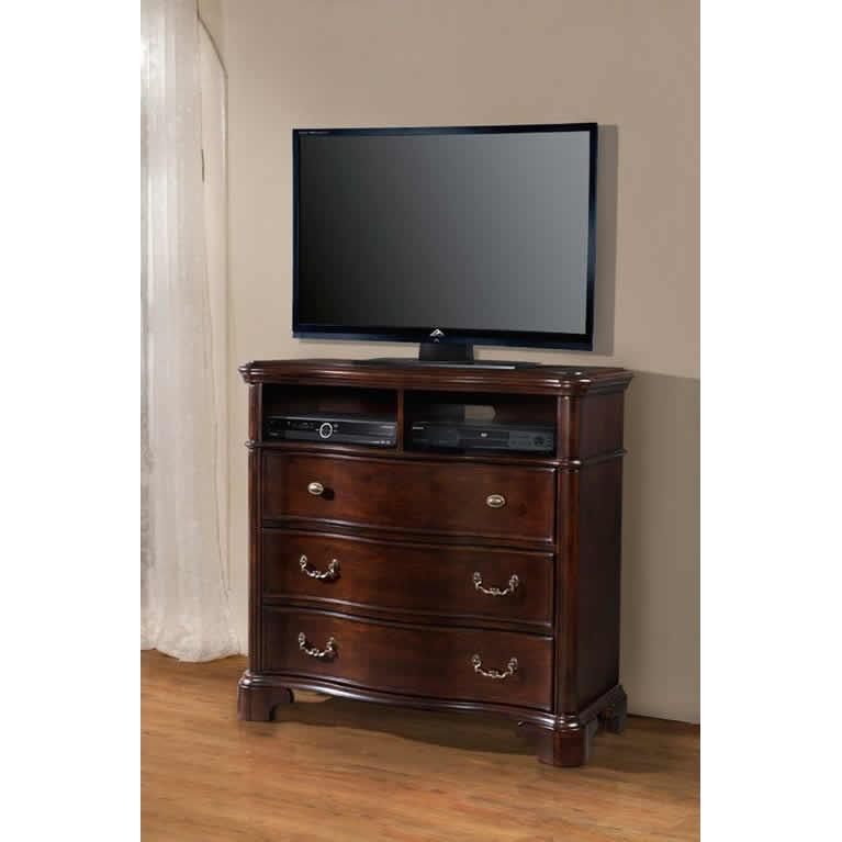  Elements International Tabasco 3-Drawer Media Chest TB600TV IMAGE 2