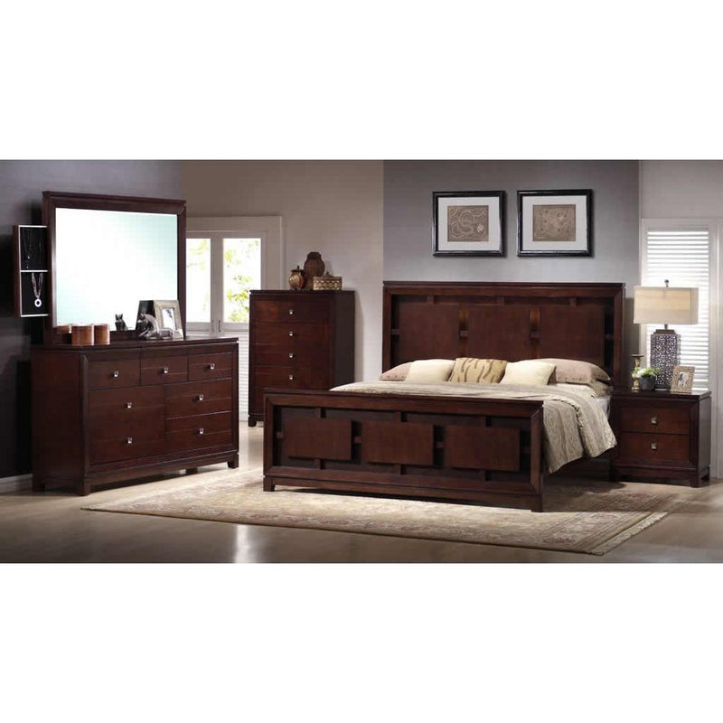  Elements International London Queen Panel Bed LN600QH/LN600QF/LN600QR IMAGE 2