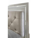  Elements International Platinum Queen Upholstered Platform Bed with Storage LT100QH/LT150QF/LT150QFS/LT150QKR IMAGE 2