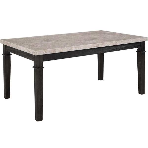  Elements International Greystone Dining Table with Marble Top DGS100DT IMAGE 1
