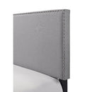  Crown Mark Erin King Upholstered Platform Bed 5271GY-K-NH IMAGE 2