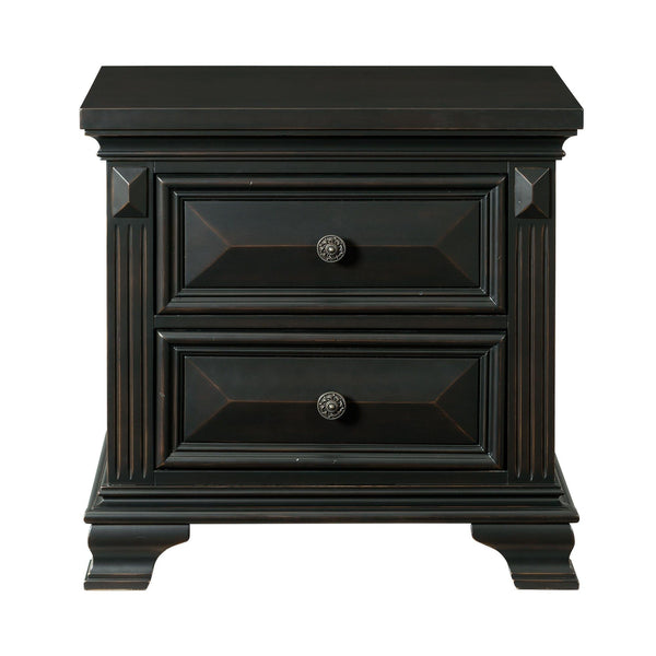  Elements International Calloway 2-Drawer Nightstand CY650NS IMAGE 1