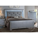  Crown Mark Lillian California King Upholstered Panel Bed B7100-K-HB/B7100-K-FB/B7100-CK-RAIL IMAGE 1