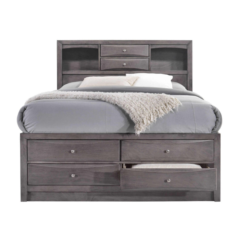 Elements International Emily Twin Bookcase Bed with Storage EG170THF/EG170TLD/EG170TRD/EG170TR IMAGE 2