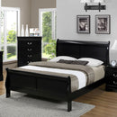  Crown Mark Louis Philip King Sleigh Bed B3950-K-HBFB/B3950-K-RAIL IMAGE 1