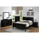  Crown Mark Louis Philip Full Sleigh Bed B3950-F-HBFB/B3950-F-RAIL IMAGE 2