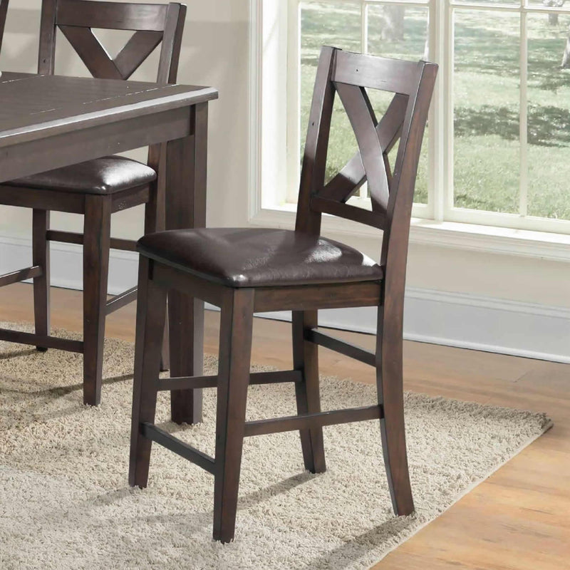  Elements International Copper Ridge Counter Height Dining Chair DCR100CSC IMAGE 1