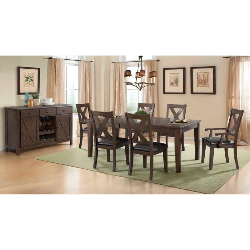  Elements International Copper Ridge Dining Table DCR100DT IMAGE 3