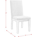  Elements International South Paw Dining Chair DSO100SC IMAGE 6