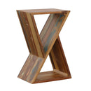  Coaster Furniture Lily 910180 Solid Reclaimed Wood Accent Side Table - Natural IMAGE 1