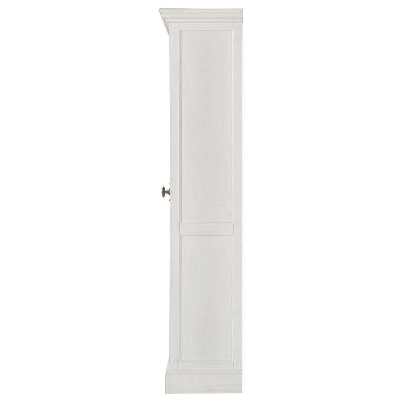 Coaster Furniture Tammi 950965 2-door Wood Tall Cabinet - Distressed White and Brown IMAGE 4