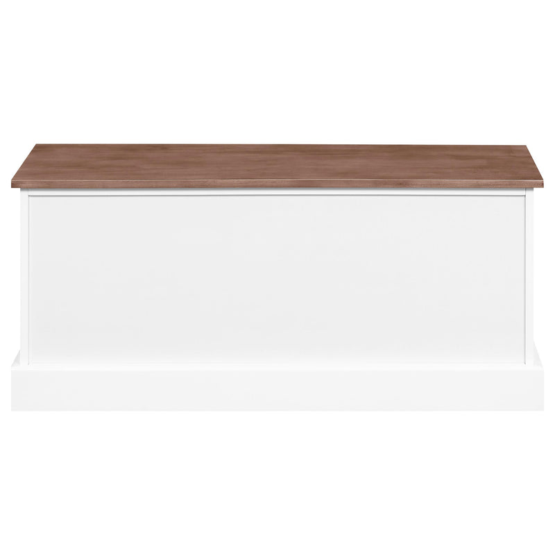 Coaster Furniture Alma 911196 3-Drawer Storage Bench - Weathered Brown and White IMAGE 7