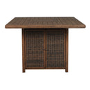 Signature Design by Ashley Paradise Trail P750-665 Square Bar Table with Fire Pit IMAGE 3