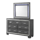  Elements International Titanium 7-Drawer Dresser TT100DR IMAGE 2