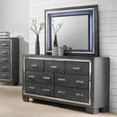 Elements International Titanium 7-Drawer Dresser TT100DR IMAGE 4