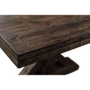  Elements International Finn Dining Table with Trestle Base DFN100DT/DFN100DB IMAGE 3