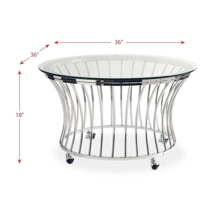  Elements International Emma Coffee Table CEM100CTB/CEM100CTT IMAGE 5