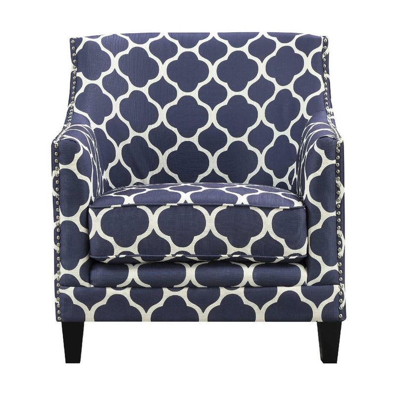  Elements International Dinah Stationary Fabric Accent Chair UDH706100CA IMAGE 1