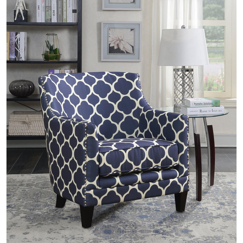  Elements International Dinah Stationary Fabric Accent Chair UDH706100CA IMAGE 2