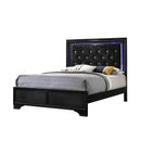  Crown Mark Micah Twin Upholstered Panel Bed B4350-T-HBFB/B4350-FT-RAIL IMAGE 1