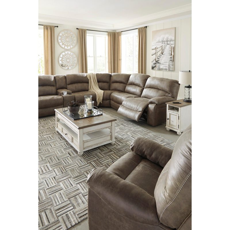 Benchcraft Segburg Power Reclining Leather Look Sectional 3430359/3430377/3430354/3430362 IMAGE 9