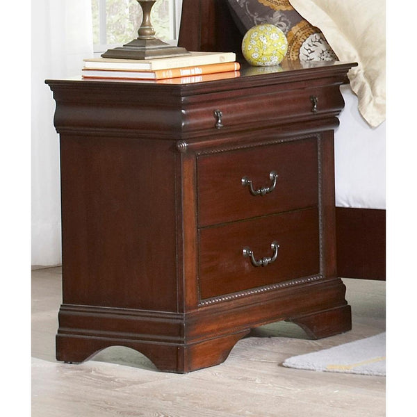  Elements International Chateau 3-Drawer Nightstand LCT600NS IMAGE 1