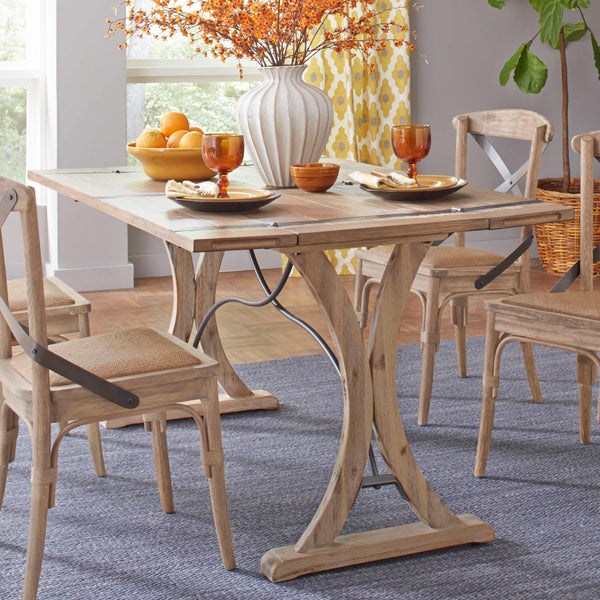  Elements International Sonoma Dining Table LSN100DT IMAGE 1