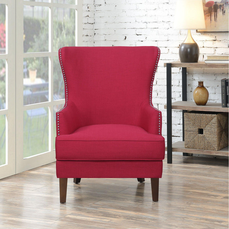  Elements International Cody Stationary Fabric Accent Chair UCY084102E IMAGE 1