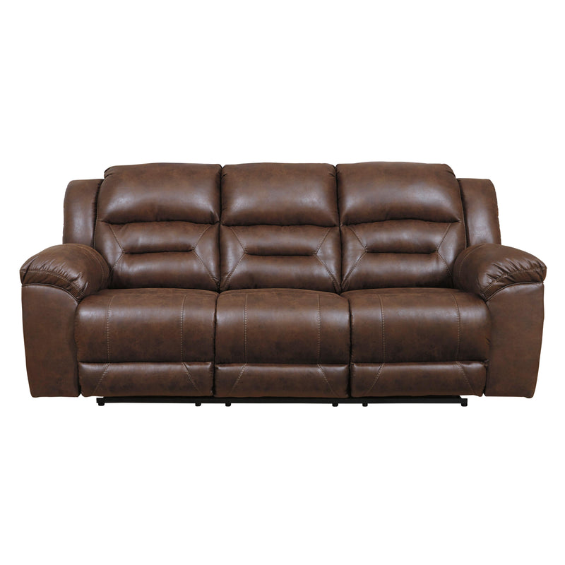  Signature Design by Ashley Stoneland Power Reclining Leather Look Sofa 3990487 IMAGE 1