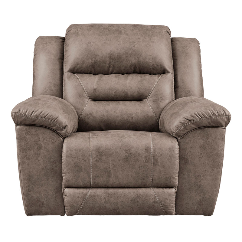  Signature Design by Ashley Stoneland Rocker Leather Look Recliner 3990525 IMAGE 1