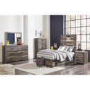 Signature Design by Ashley Drystan B211B11 Twin Panel Bed with 4 Storage Drawers IMAGE 8